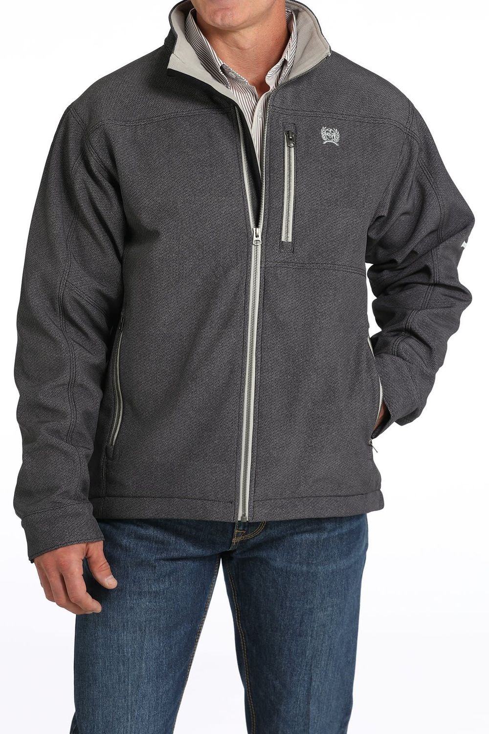 CINCH CONCEALED CARRY BONDED JACKET- GRAY