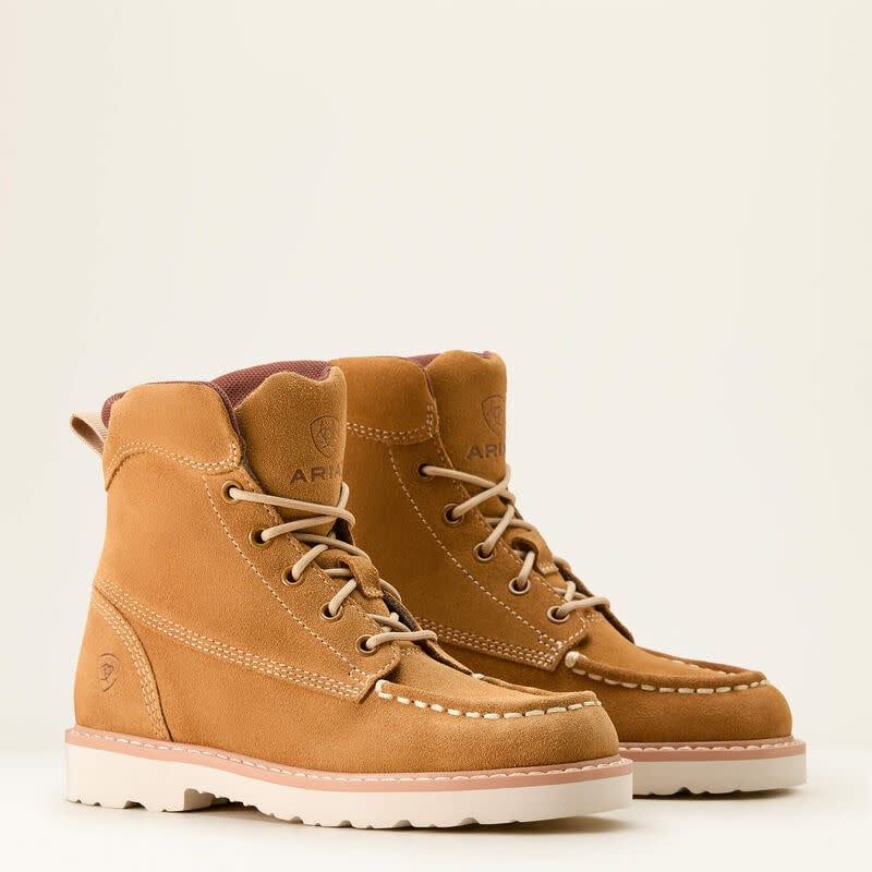 ARIAT KIDS REBAR LIFT BOOT- WHEAT SUEDE