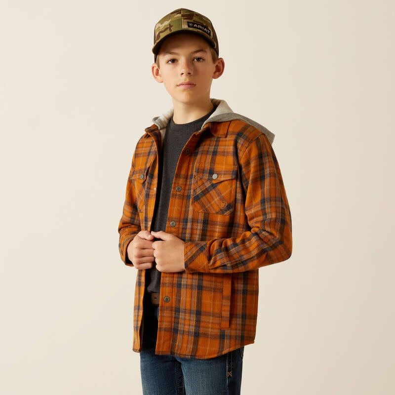 ARIAT BOY&#39;S HARVEY RETRO SHIRT JACKET
