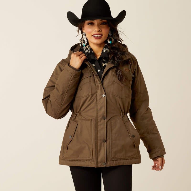 ARIAT WOMEN'S GRIZZLY 2.0 PARKA- BANYAN BARK