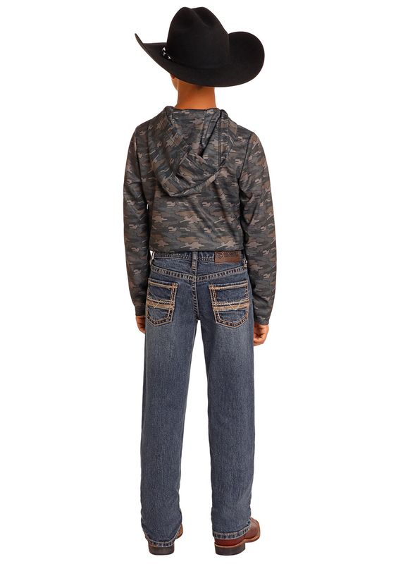 ROCK &amp; ROLL REVOLVER SLIM FIT MEDIUM WASH JEANS