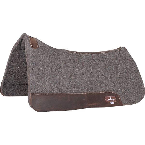 CLASSIC EQUINE 1&quot; CONTOURED WOOL SADDLE PAD 30&quot;X32&quot;