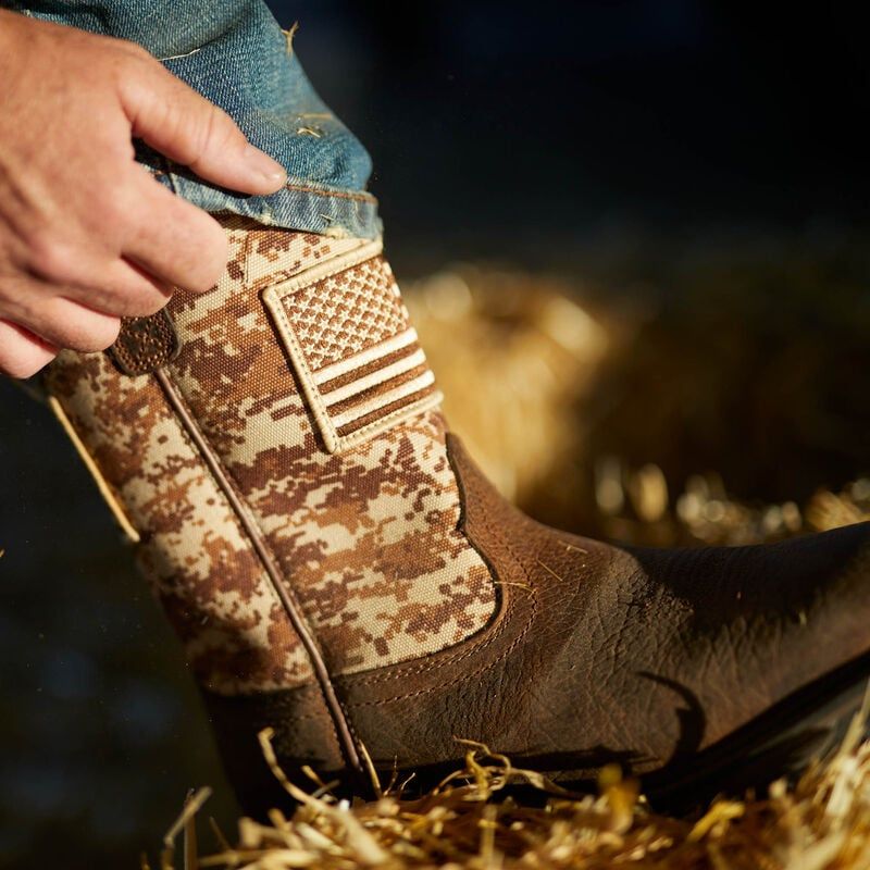 ARIAT WORKHOG PATRIOT SOFT TOE WORK BOOT