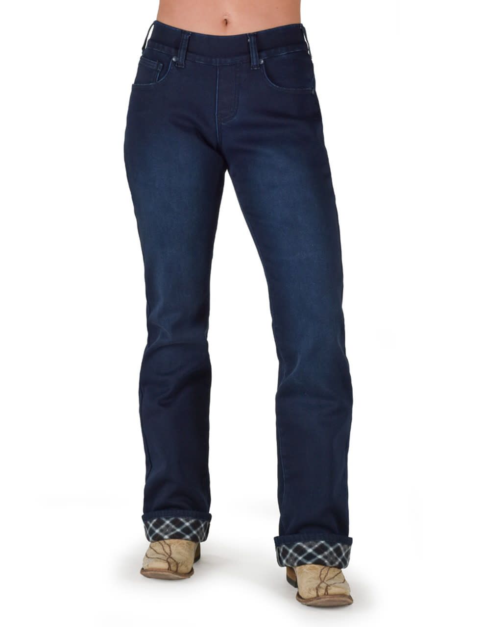 COWGRILL TUFF PULL-ON FLANNEL