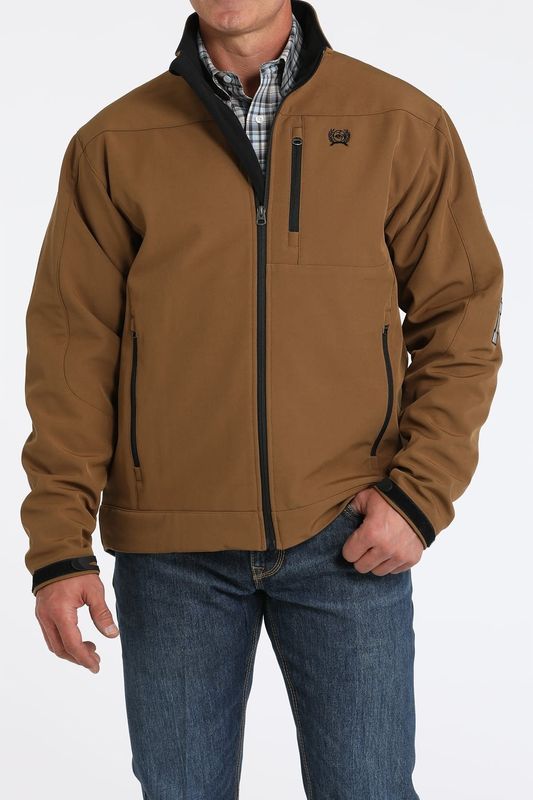 CINCH MEN&#39;S BONDED JACKET- BROWN