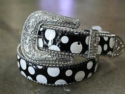 BLK WHITE DOTS 20