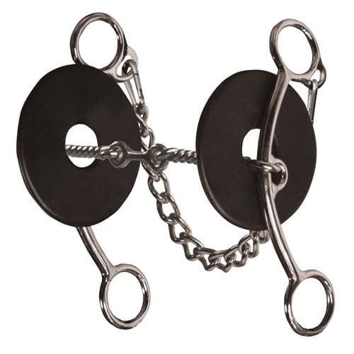 BRITTANY POZZI LIFTER SERIES THREE PIECE TWISTED WIRE SNAFFLE