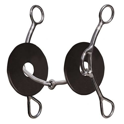 BRITTANY POZZI LIFTER SERIES 8&quot; SHANK SMOOTH SNAFFLE