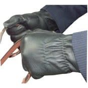black show gloves L