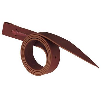 WEAVER BURGUNDY LEATHER LATIGO WITH HOLES 1 1/2&quot; X 72&quot;