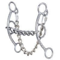 SWEET IRON CHAIN 5&quot; SHORT SHANK GAG SNAFFLE