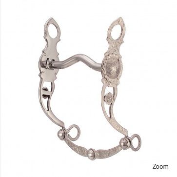 KELLY SILVER STAR SPANISH SHOW LOW PORT BIT
