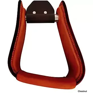 SAS3LCC MARTIN SADDLERY SLANTED LEATHER STIRRUP
