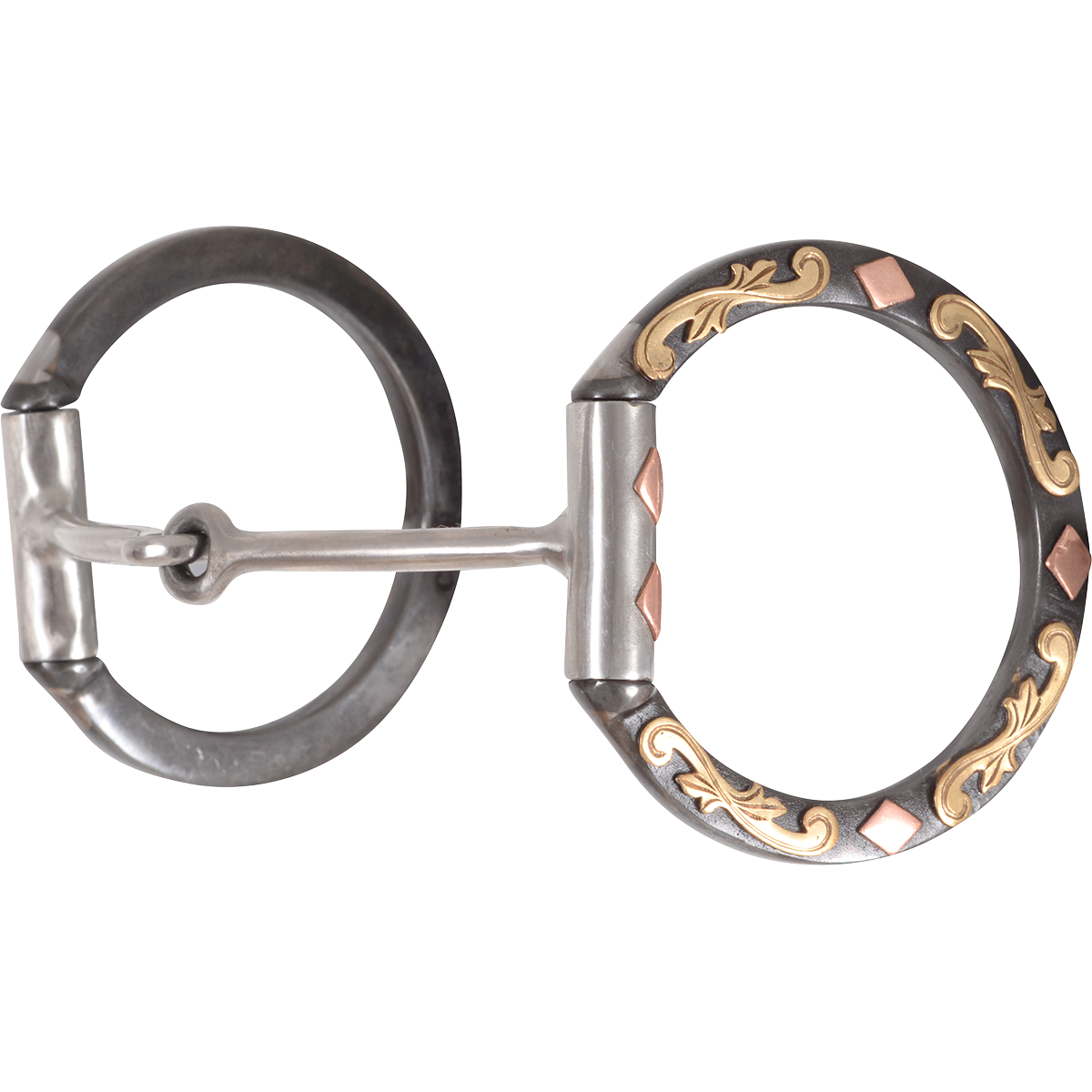 CLASSIC EQUINE D-RING BARREL BIT SMOOTH SNAFFLE