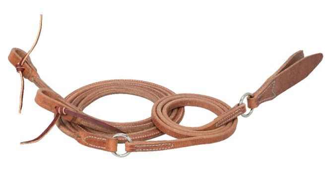WEAVER ROMAL REINS, RUSSET, 3/4&quot; X 8&#39;