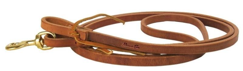 SCHUTZ COLLECTION HARNESS LEATHER REIN WITH WATERLOOPS