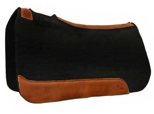 5 STAR ALL AROUND 7/8&quot; WESTERN CONTOURED BLACK PAD 30&quot; X 30&quot;