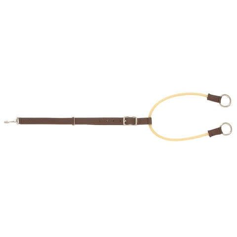 HARNESS LEATHER TRAINING FORK WITH RUBBER