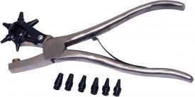 DELUXE LEATHER HOLE PUNCH W/EXTRA TUBES