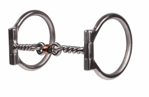 PROFESSIONAL&#39;S CHOICE EQUISENTIAL D-RING TWISTED WIRE DOGBONE