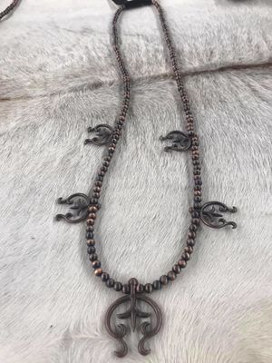 NKZ200425-02 Brown necklace