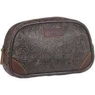 RANCH CRAFT LARGE TOOLED TOILETRY BAG
