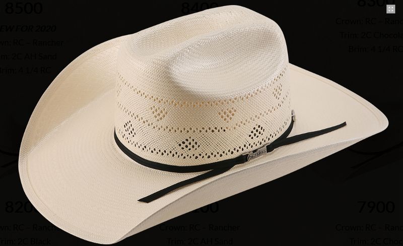 8200 s-chl LO 2CBLK. STRAW ROUN 6 5/8
