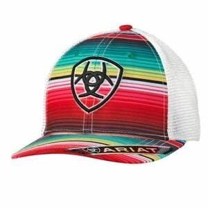 ARIAT LADIES MULTICOLORED SERAPE W/LOGO CAP