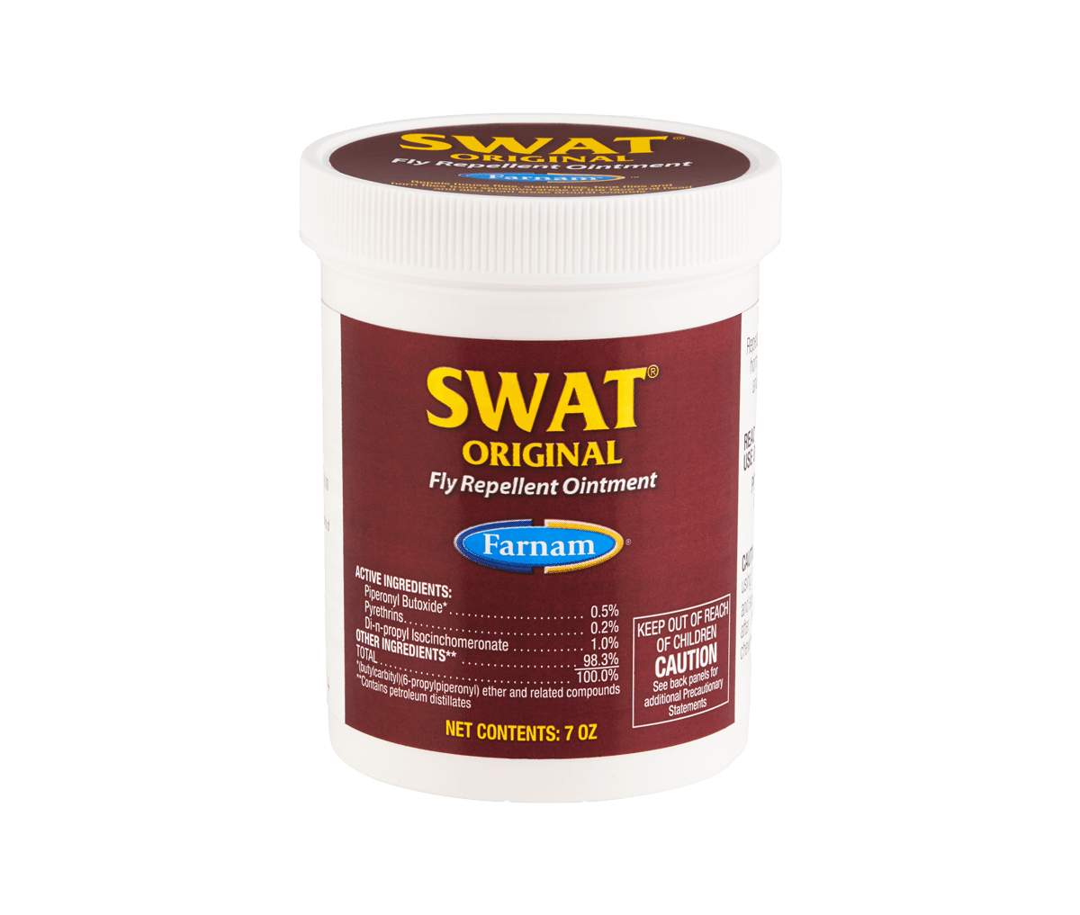 FARNAM SWAT FLY REPELLENT OINTMENT ORIGINAL 7 OZ.