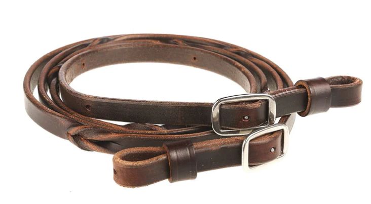BR58B2L MARTIN SADDLERY BRAIDED BARREL REIN
