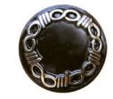 AHE 1.5&quot; BROWN BARBED WIRE MOTIF CONCHO