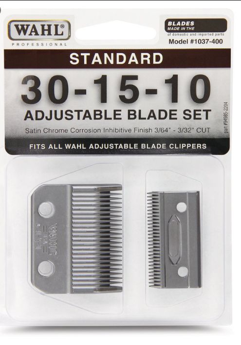 WAHL 30-15-10 ADJUSTABLE BLADE SET