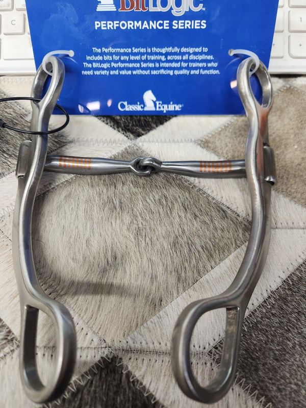 BITLOGIC SS PERFORMANCE 7.5" SHORT SHANK SNAFFLE