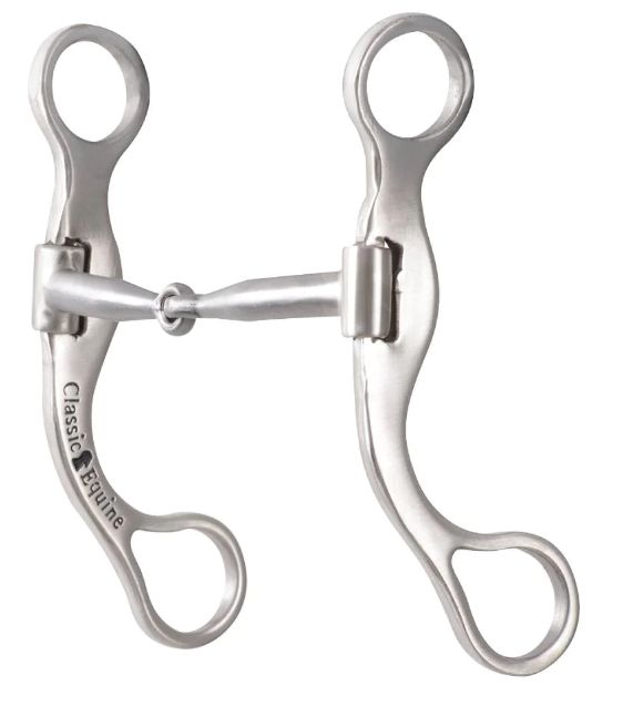 BITLOGIC 6&quot; CHEEK SHORT SHANK SNAFFLE BIT