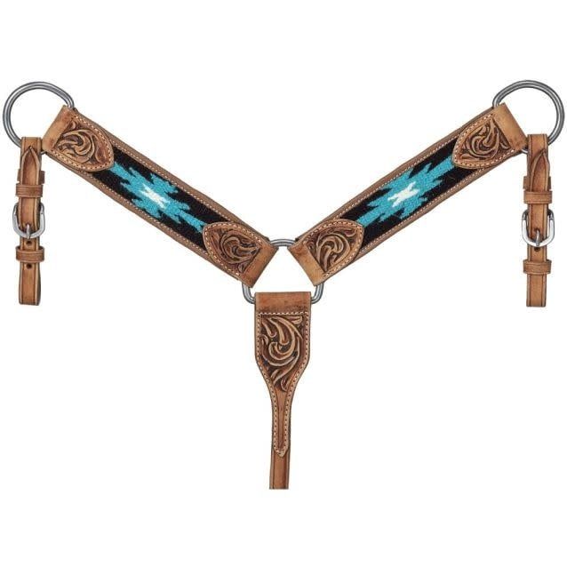 SILVER ROYAL MINI AZTEC BREASTCOLLAR