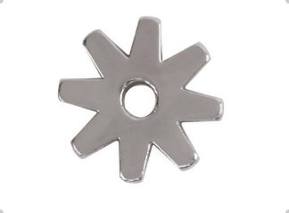 8 POINT REPLACEMENT ROWEL, STAINLESS STEEL, 1&quot;