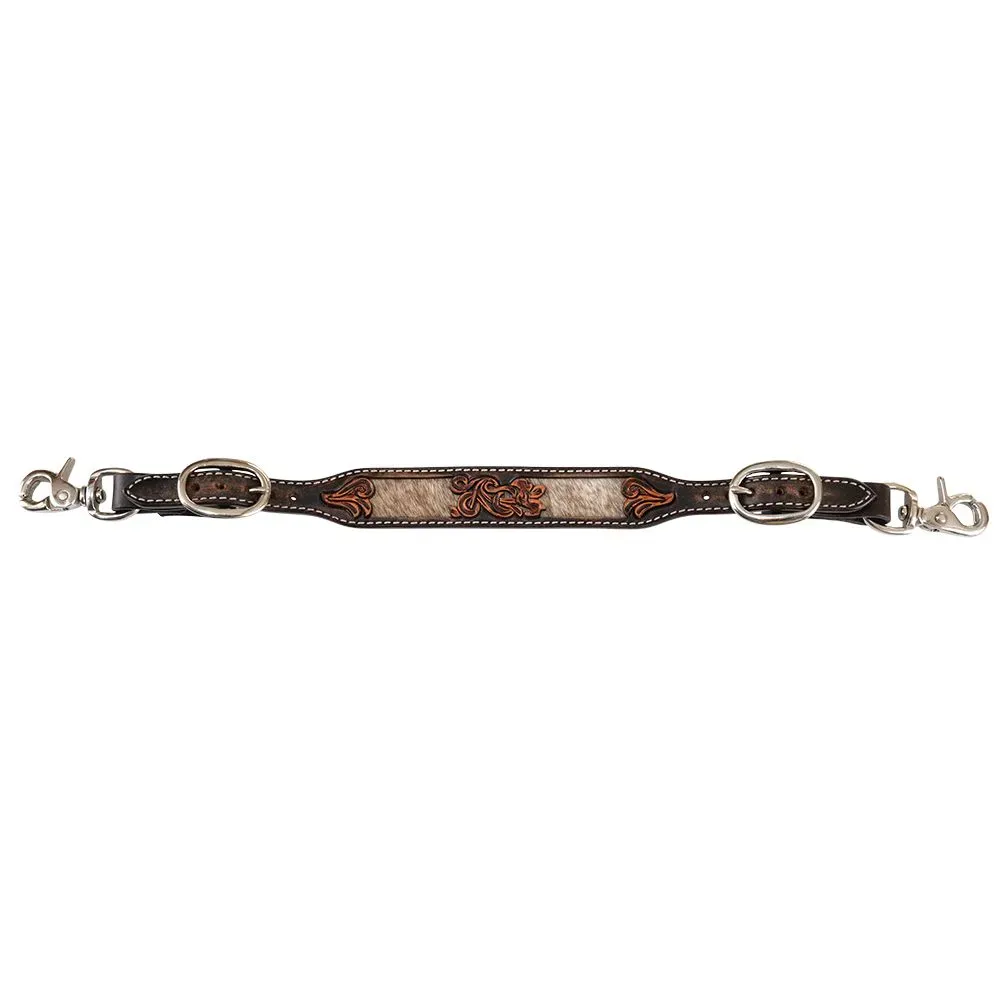 CIRCLE Y HAIR ON HIDE WITHER STRAP