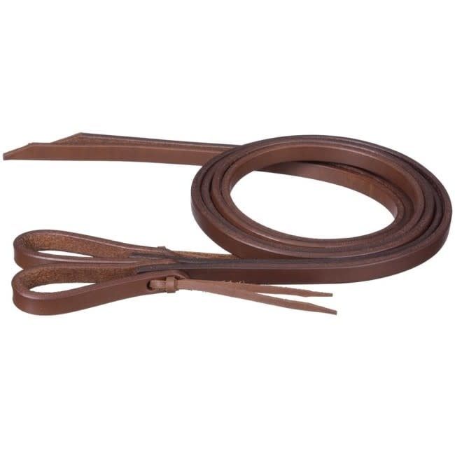 TOUGH 1 MINIATURE HARNESS LEATHER REINS W/WATERLOOP ENDS