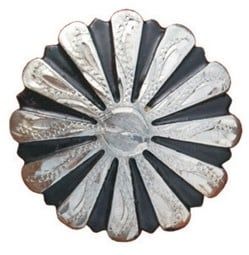 1.5&quot; BROWN 12 PETAL FLOWER