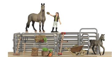 5100019 BIGTIME BARNYARD HORSE CORRAL PLAYSET