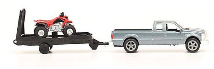 RODEO TRUCK AND 4 WHEELER TRAILER