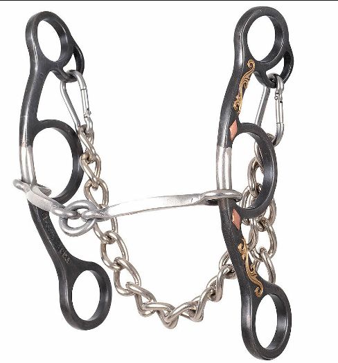SHERRY CERVI DIAMOND SHORT SHANK O-RING SQUARE SNAFFLE