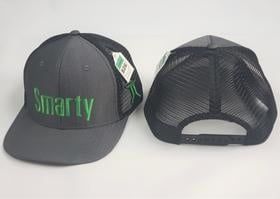 SMARTY CAP HERRINGBONE BLACK
