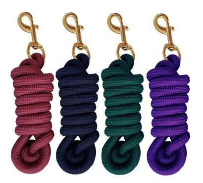 NYLON BRAIDED LEAD ROPE 8&#39; (ASSORTED COLORS)