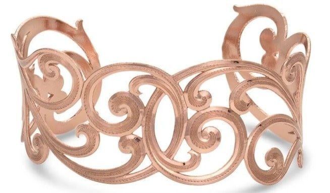 MONTANA SILVERSMITHS ROSE FILIGREE CUFF