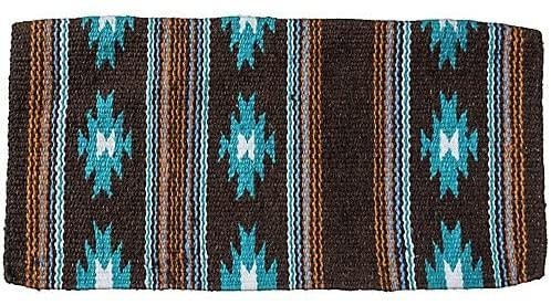 TOUGH 1 AZTEC WOOL SADDLE BLANKET 26&quot; X 26&quot;