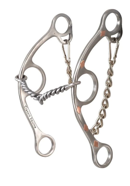 SHERRY CERVI LONG SHANK TWISTED WIRE SNAFFLE