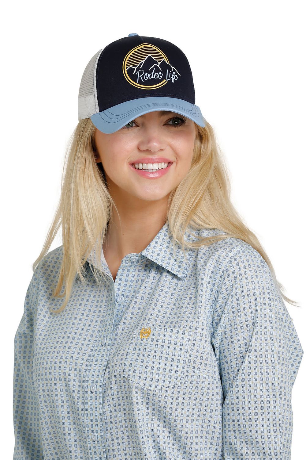 WMNS TRUCKER CAP RODEO LIFE