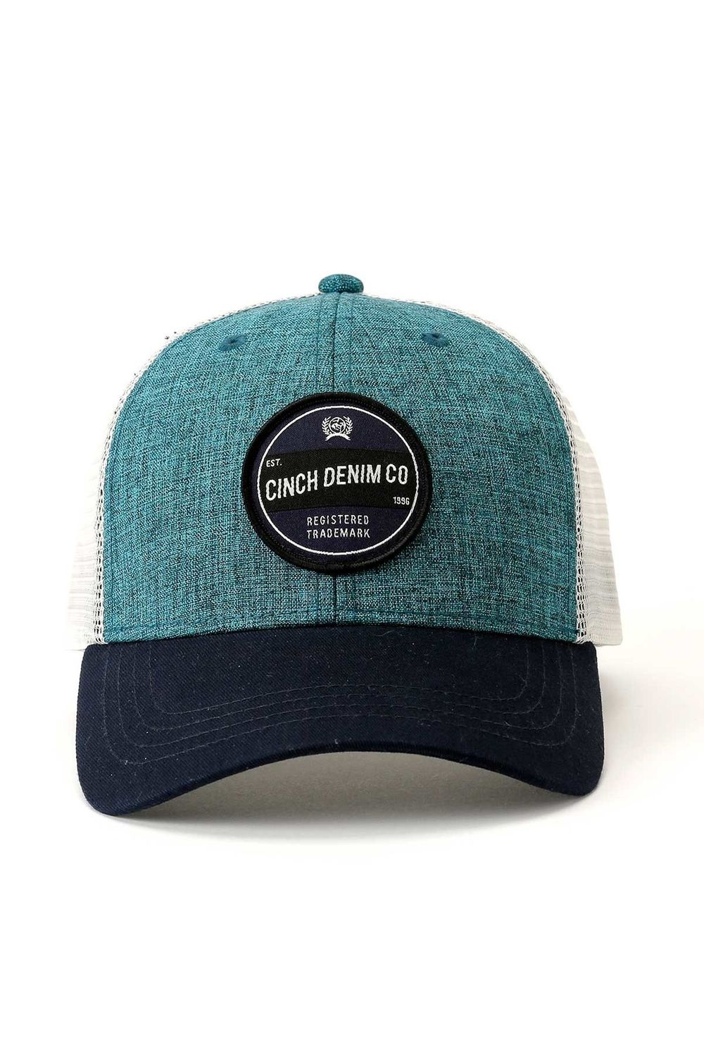 MENS CINCH TRUCKER BLUE HTHR