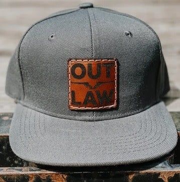 &quot;OUTLAW&quot; LEATHER PATCH TRUCKER - YOUTH